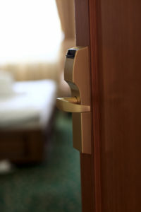 hotel door key lock